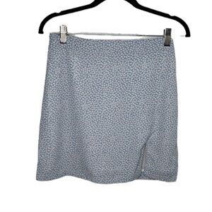 Princess Polly Blue Floral Ditzy Mini Skirt Women's Sz 6